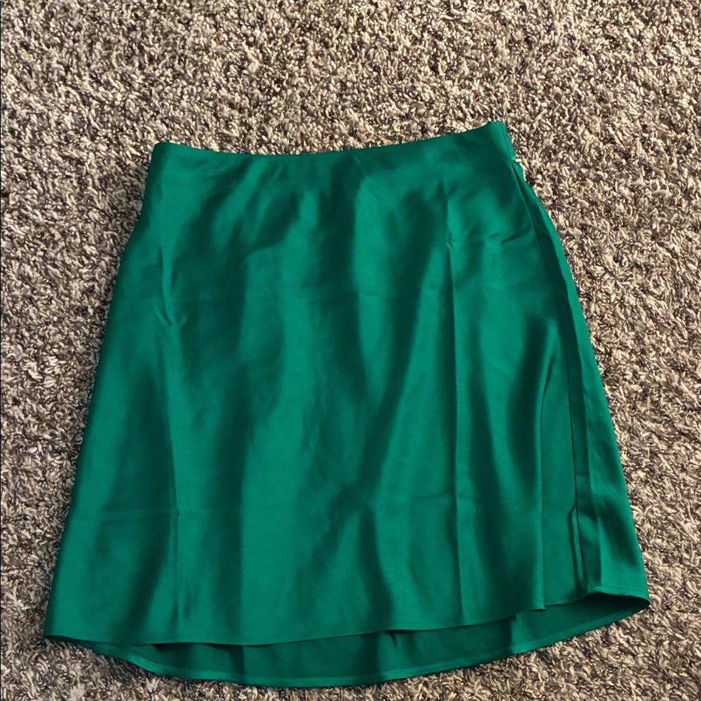 J. Crew Vibrant Green Pencil Skirt
